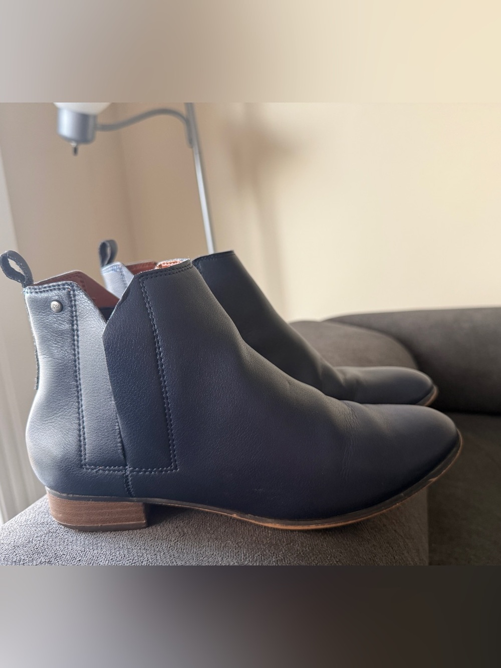 Matt & Nat Chelsea Ankle Boots in Blue